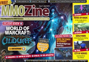 Issue 11 of MMOZine, with WoW exclusive interview, plus Aion and Guild Wars